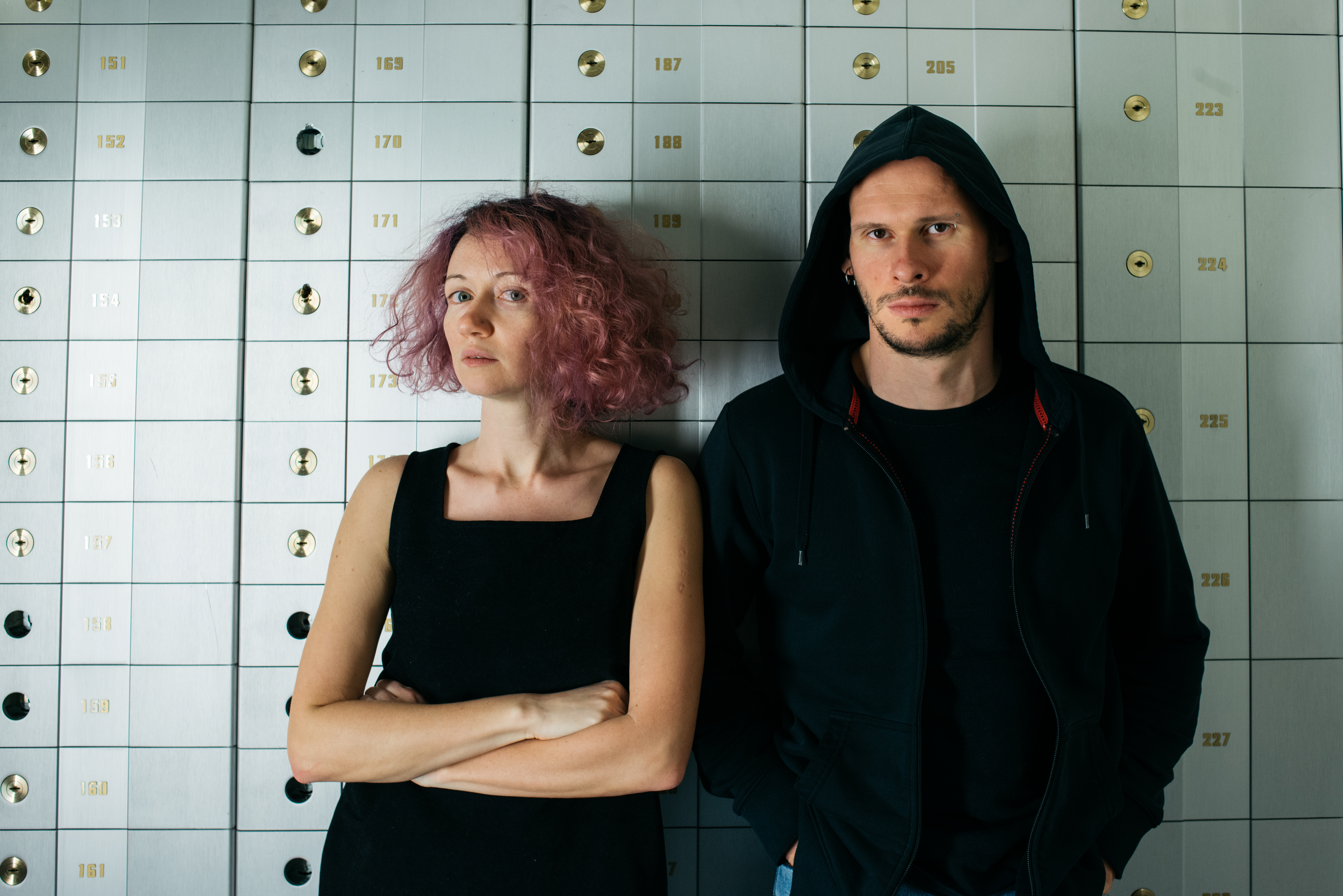 eeefff, self-portrait taken in a strongroom, Kirkenes, 2017